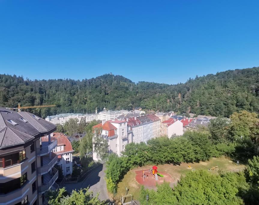 Ubytovani Ester - Utulny Byt V Lazenskem Centru Karlovych Varu Se Zahradkou Karlovy Vary Exterior foto