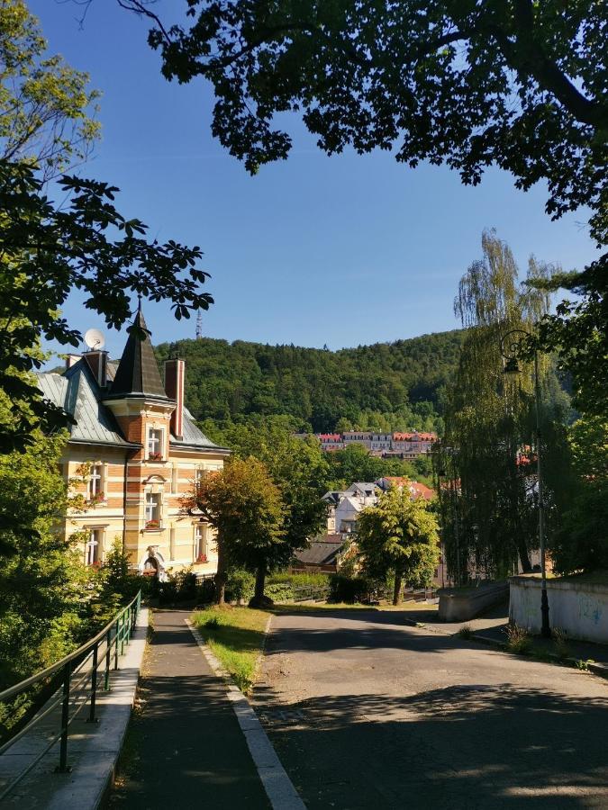Ubytovani Ester - Utulny Byt V Lazenskem Centru Karlovych Varu Se Zahradkou Karlovy Vary Exterior foto